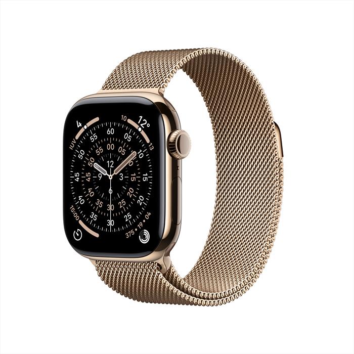 Apple - Watch Series 11 Gps + Cellular 42mm Titanio-oro - Loop Milanese Oro