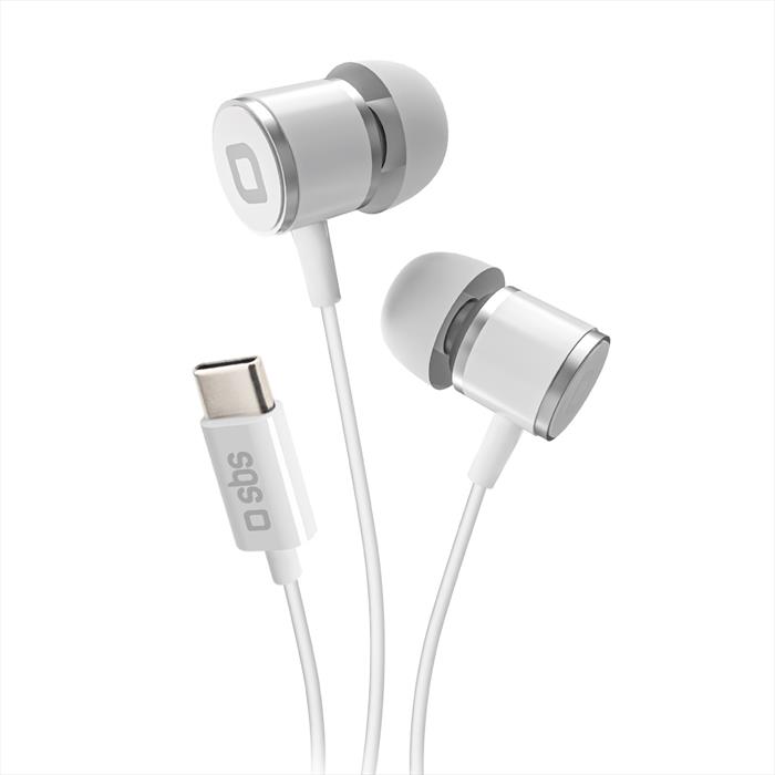 Sbs - Auricolare Type C Teeartycw-bianco