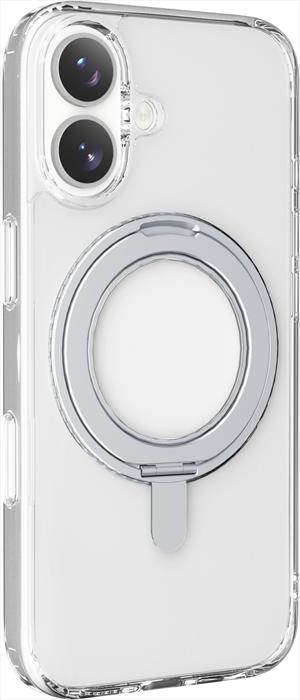 Cellularline - Custodia Con Anello Rotabile Spin Mag iPhone 17-trasparente