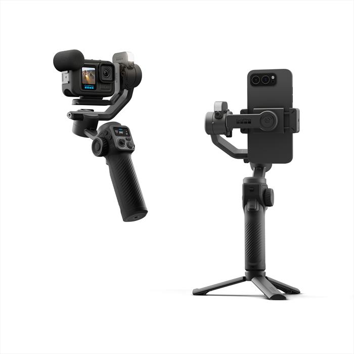 Gopro - Gimbal A 3 Assi Per Smartphone, Gopro Fluid Pro Ai-nero