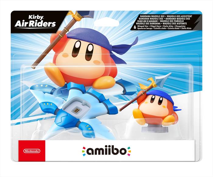 Nintendo - Amiibo Waddle Dee Aiutante E Stella Alata, Multicolore