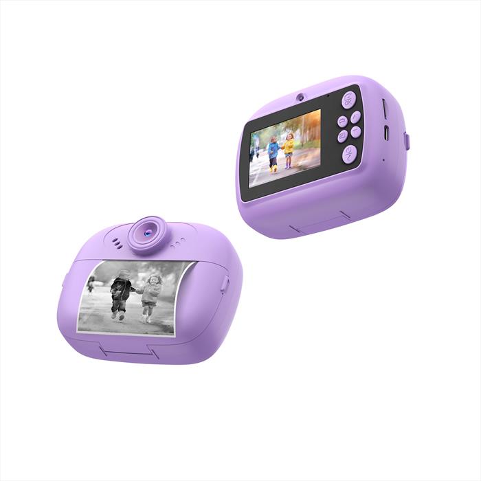 Celly - Kids Camera Con Funzione Di Stampa-violet