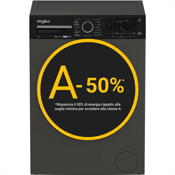 Whirlpool - Lavatrice Wpm011gadsit 10kg Classe A-nero