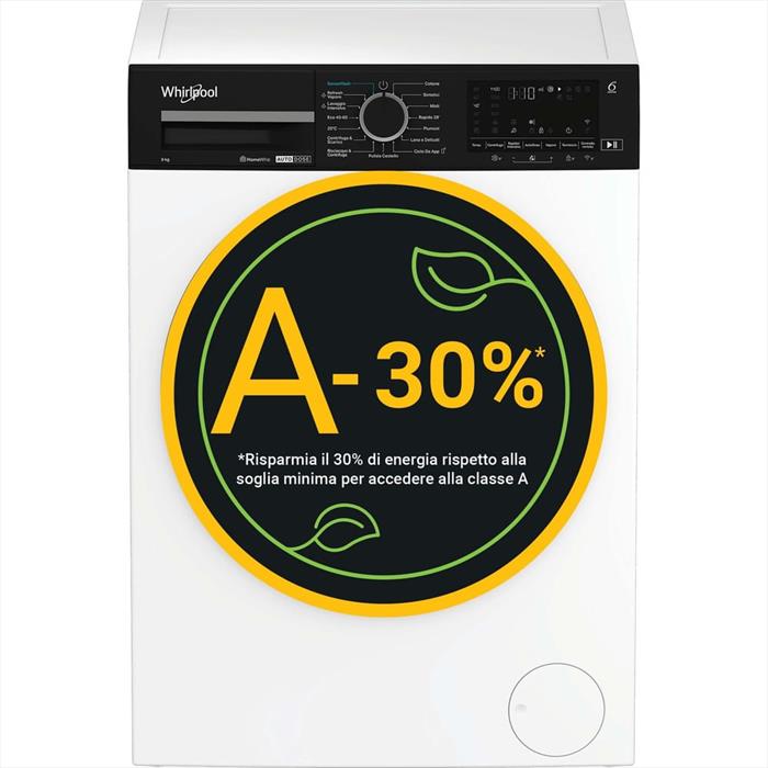 Whirlpool - Lavatrice Wpm99wadsit 9kg Classe A-bianco
