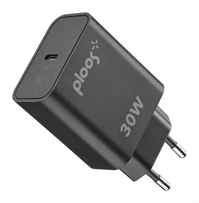 Ploos - Caricabatterie Usb-c Adapter 30w - Universale-nero