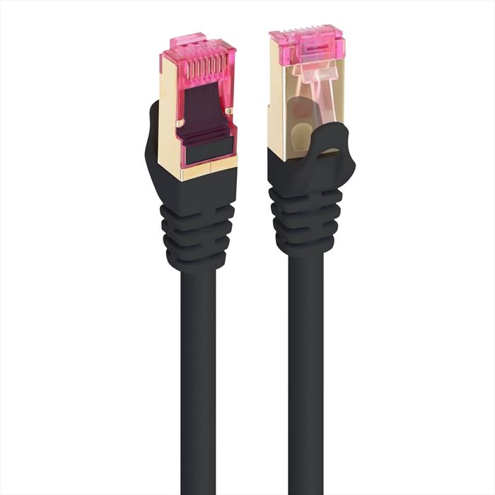 Aaamaze - Cavo Di Rete Lan Cat8 1 Metri-nero