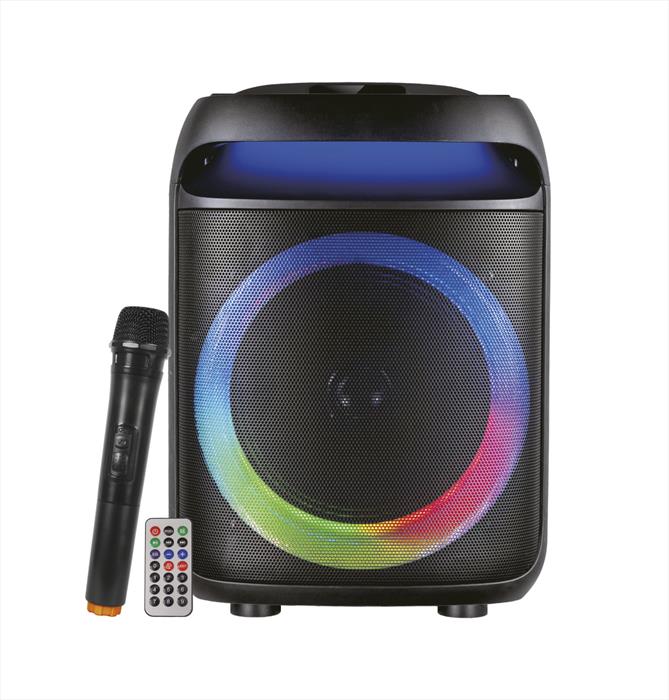 Karma - Diffusore Amplificato Con Radiomicrofono Sonetra-nero