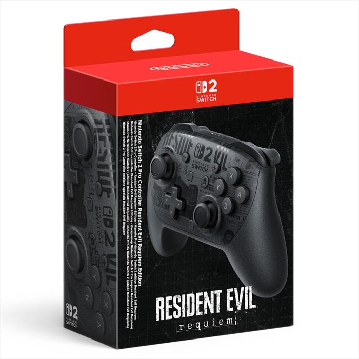 Nintendo - Pro Controller Resident Evil Req Ed. Per Switch 2-nero