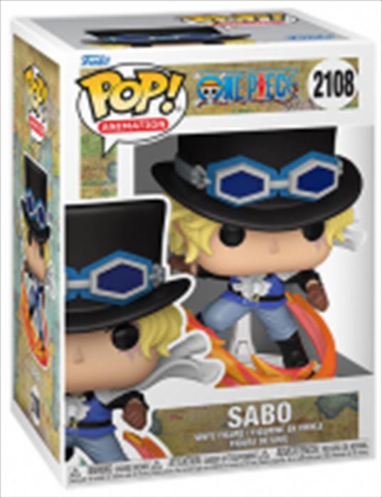 Funko - One Piece Sabo Attacking W/pipe 2108, N.d.