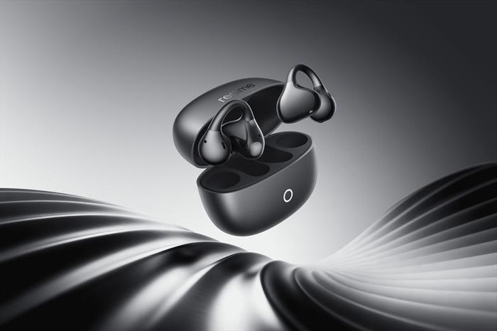 Realme - Auricolare Bluetooth Buds Clip Wireless Ear Buds-titanium Black