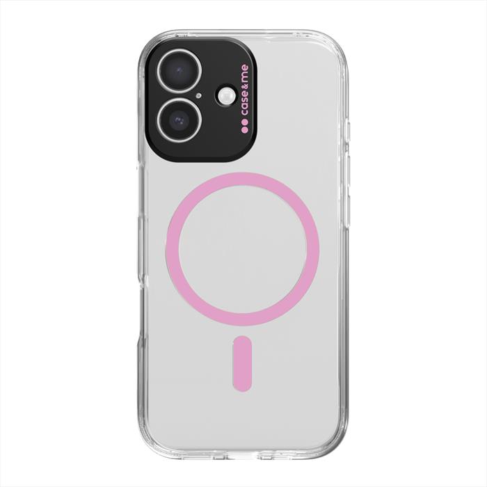 Caseme - Cover Magsafe Transparent Per iPhone 17-rosa