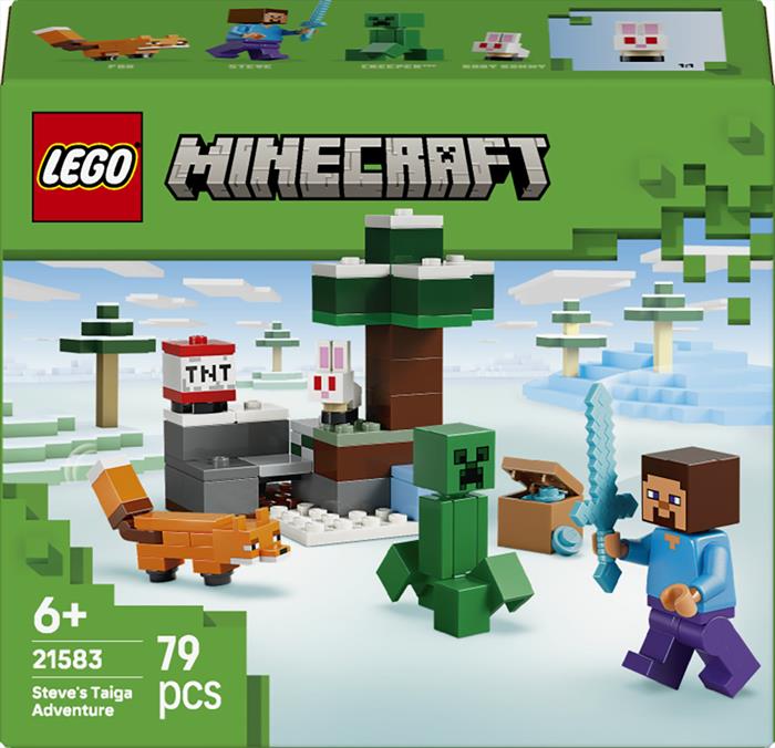 Lego - Minecraft Avventura Di Steve Nella Taiga 21583