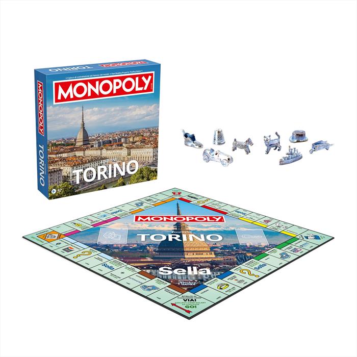 Winning Moves - Monopoly Città Di Torino!-bianco