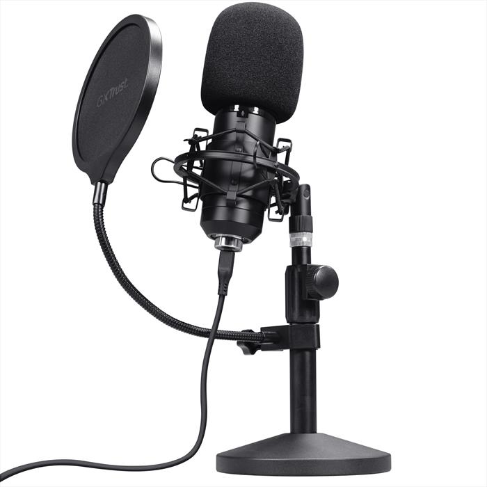 Trust - Microfono Con Supporto Da Tavolo Gxt269 Emita Ii-black