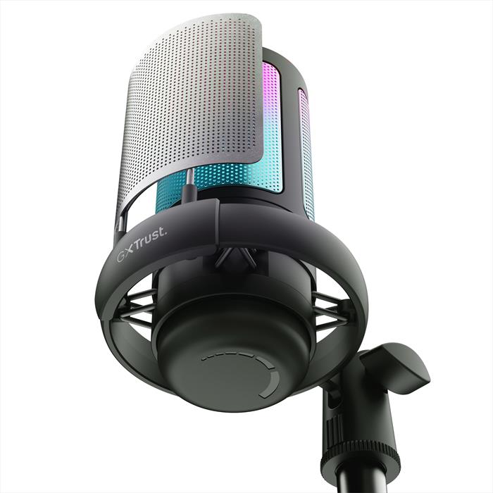 Trust - Microfono Da Gaming Usb Illuminato Gxt238 Auron-black