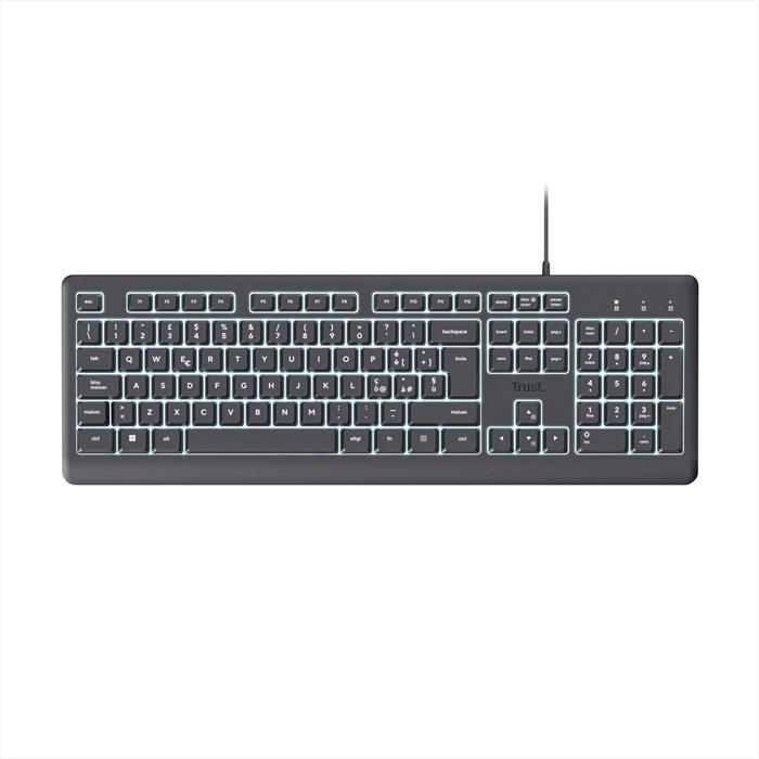 Trust - Tastiera Illuminata Primo-black/led
