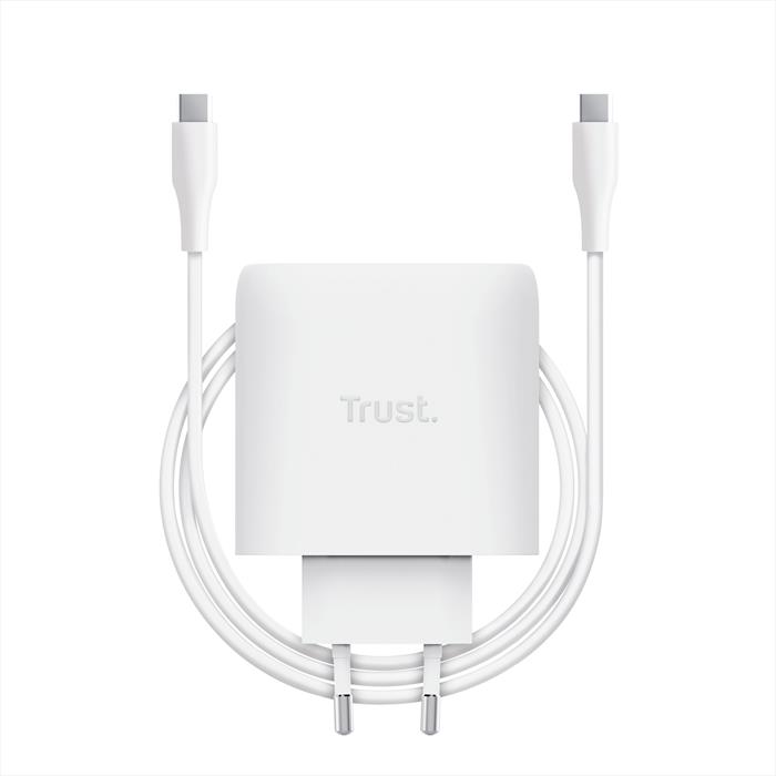 Trust - Caricabatteria Usb Gan A 4 Porte 65 W Maxo 65w 4p-white Trust - Caricabatteria Usb Gan A 4 Porte 65 W Maxo 65w 4p-white