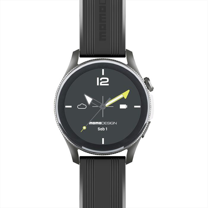 Cellularline - Smartwatch Zero Amoled 1.43" Bluetooth Momo Design-nero