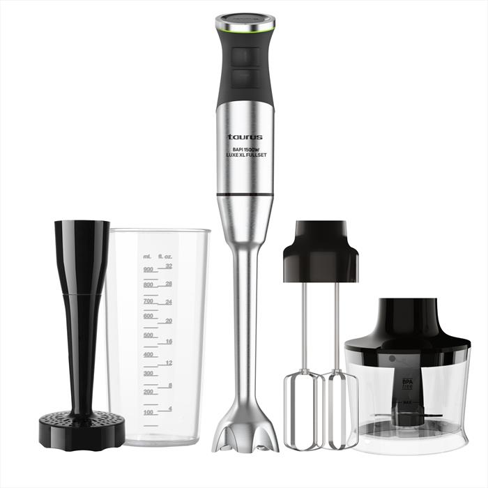 Taurus - Frullatore Ad Immersione Bapi 1500 Luxe Xl Fullset-silver/nero