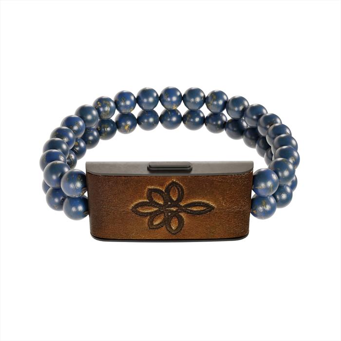 Mylumi - Bracciale Smart Shamballa Plus Lapislazzuli Grande-lapislazzuli Grande