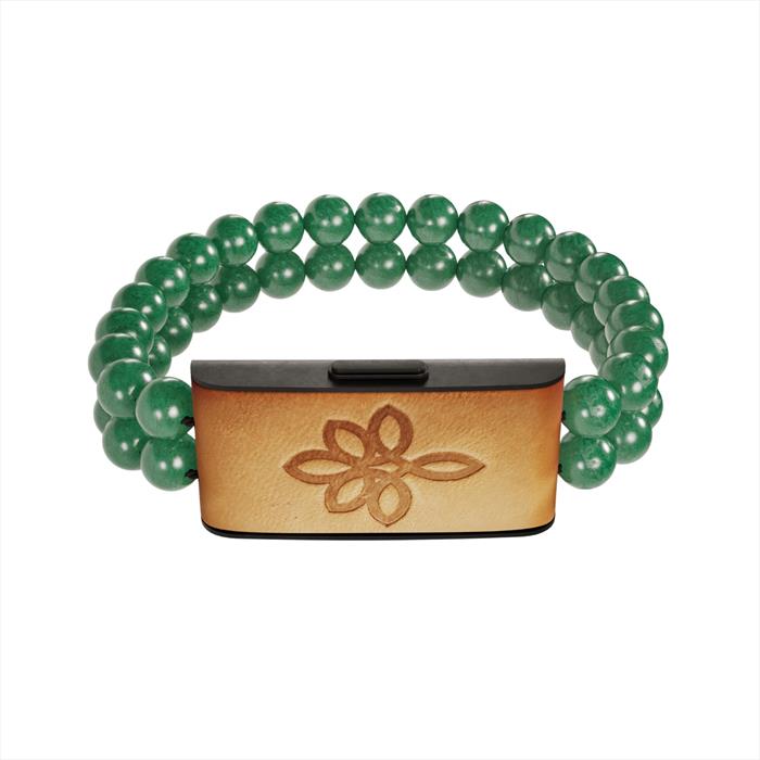 Mylumi - Bracciale Wellness Shamballa Plus-giada Grande
