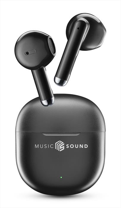 Music Sound - Auricolare Bluetooth A Capsula Breeze-nero