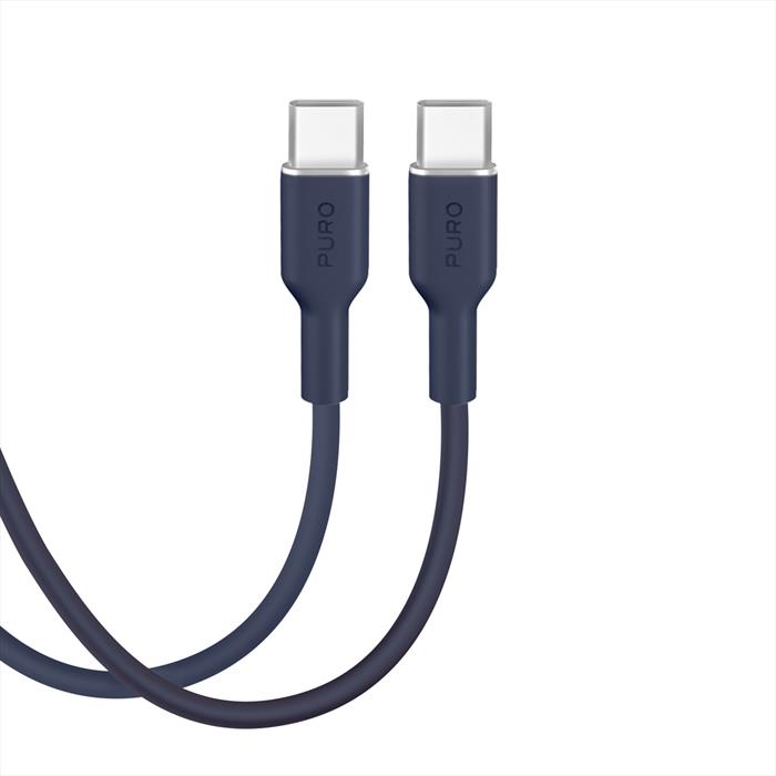 Puro - Cavo Icon Da Usb-c A Usb-c, 1.5m-crown Blue