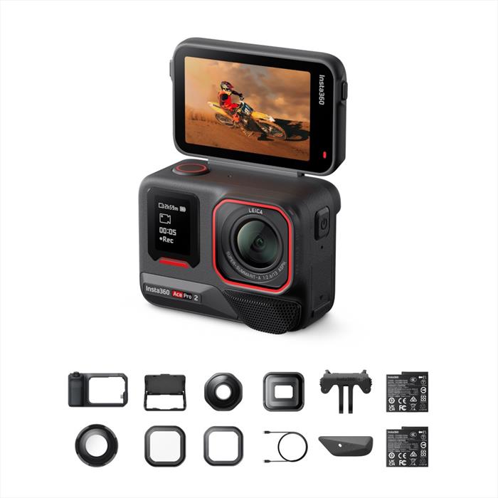 Insta360 - Action Cam Acepro2 Pack Videomaker Ultimate-nero