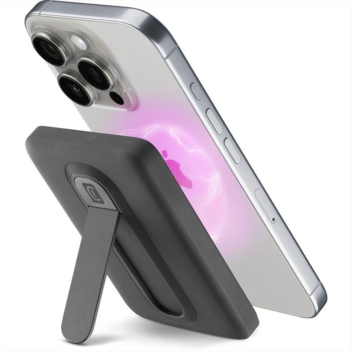 Cellularline - Powerbank 5000 Mah Mag 5000 Qi2-nero