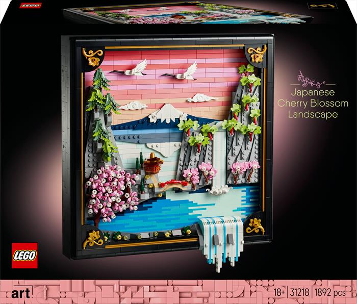 Lego - Art Paesaggio Giapponese Ciliegi Fioriti - 31218, Multicolore