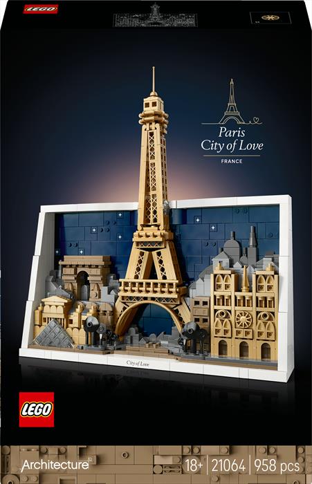 Lego - Architecture Parigi – La Città Dell’amore - 21064, Multicolore
