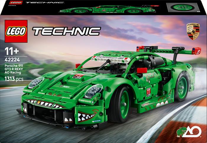 Lego - Technic Auto Porsche 911 Gt3 R Rexy Ao - 42224, Multicolore