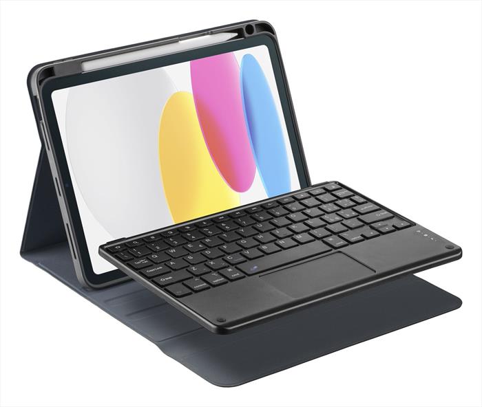 Cellularline - Custodia Con Tastiera Wireless Per iPad 11" Keymag-nero
