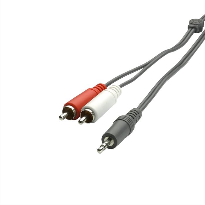 Sbs - Cavo Audio 3,5 Mm A 2 Rca Maschio-nero