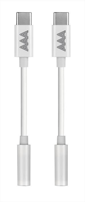 Aaamaze - Adattatore 3,5mm A Usb-c (2x)-bianco