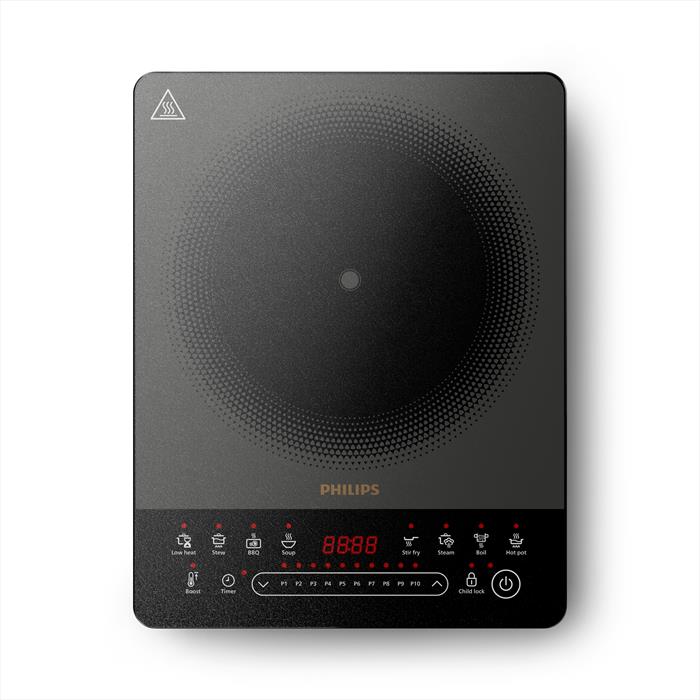 Philips - Piastra A Induzione Serie 5000 Hd5850/90-nero
