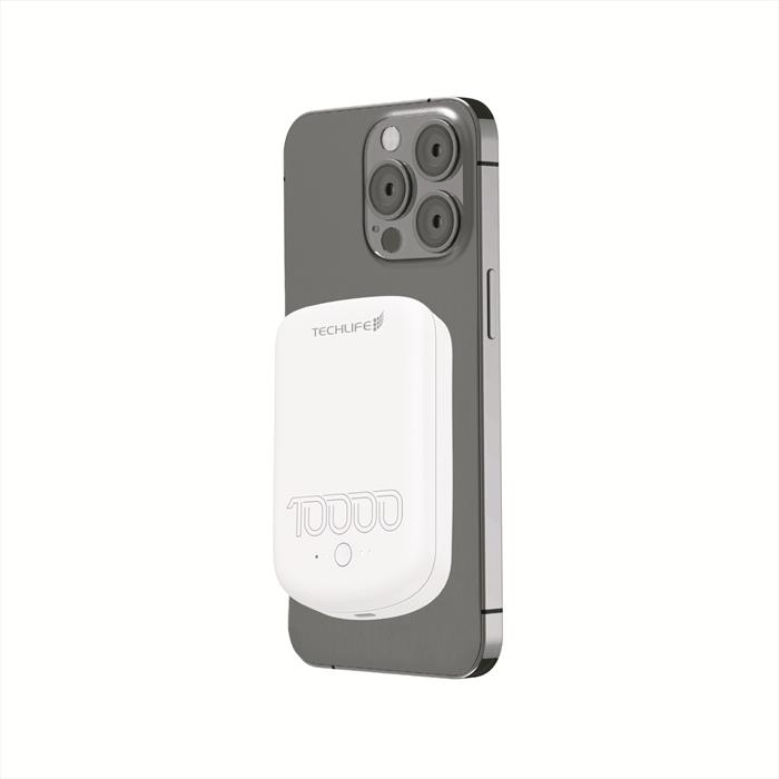Techlife - Powerbank Magasafe 10000 Mah Tlmt0049-white