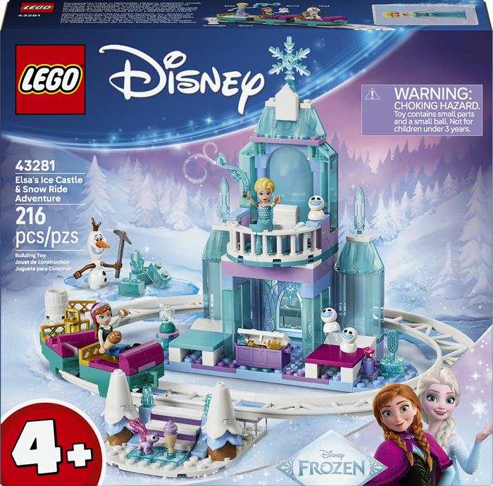 Lego - Disney Castello Di Ghiaccio Di Elsa - 43281, Multicolore Lego - Disney Castello Di Ghiaccio Di Elsa - 43281, Multicolore