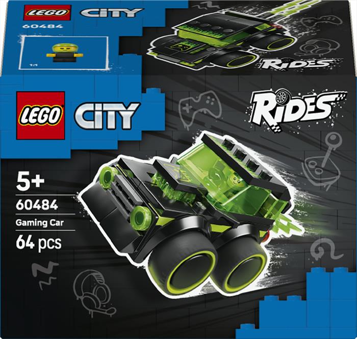 Lego - City Veicoli – Auto Da Corsa Da Gioco - 60484, Multicolore