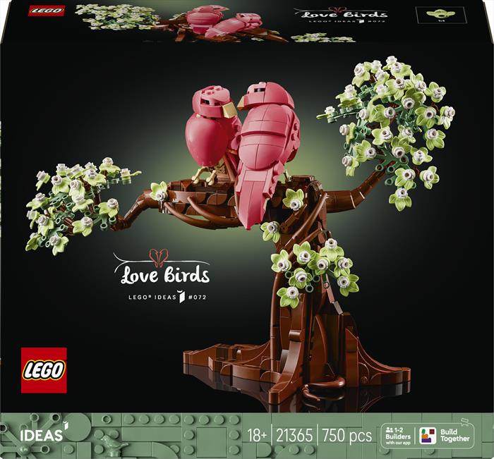 Lego - Ideas Uccellini Innamorati - 21365, Multicolore