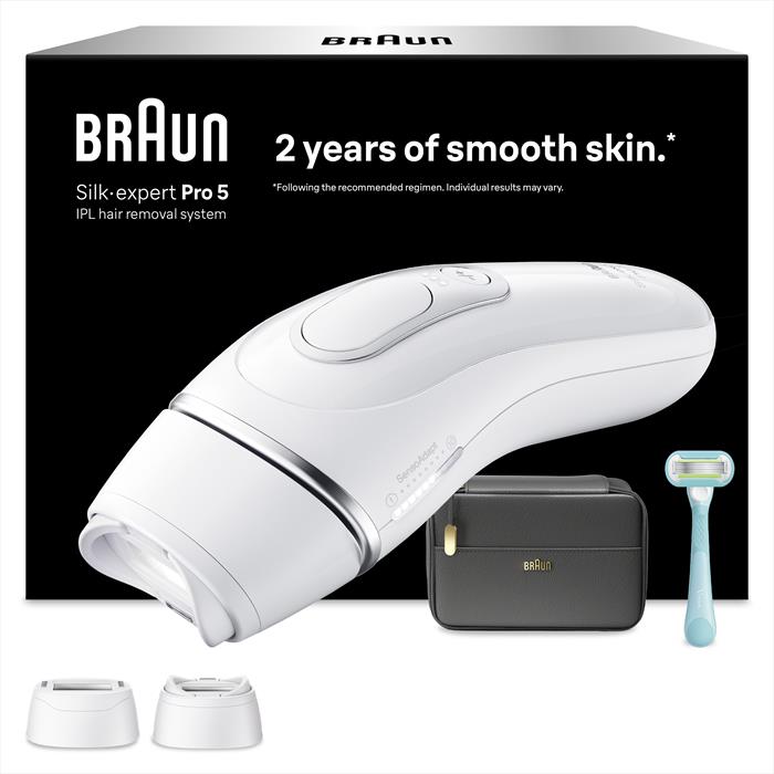 Braun - Epilatore A Luce Pulsata Ipl Pl5234 Box Euro-bianco