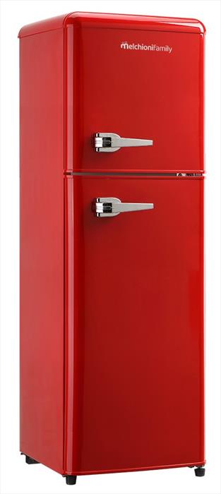 Melchioni Family - Frigorifero 2 Porte Siberia 85 Classe E 85lt-rosso / Metallo
