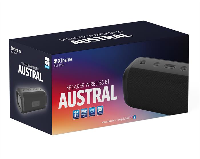 Xtreme - Speaker Austral 33154-nero