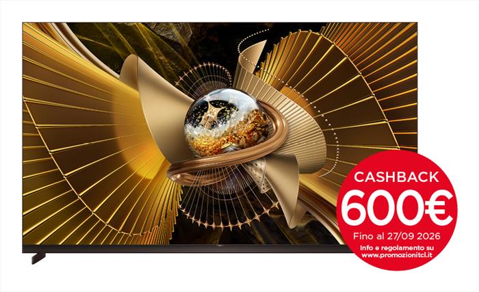 Tcl - Smart Tv Mini Led 4k 85" 85x11l 144hz-nero, Metallico