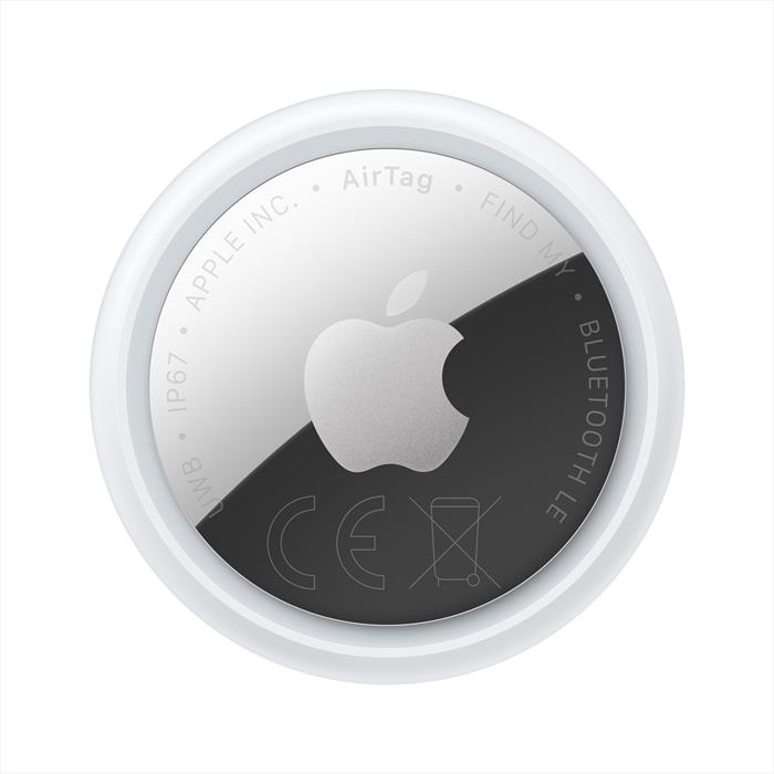 Apple - Airtag - Confezione Da 1-argento, Bianco