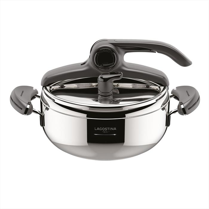Lagostina - Pentola A Pressione Ø 22 Cm 010033010522-inox