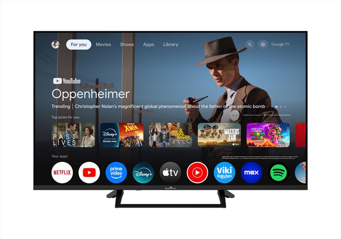 Smart Tech - Smart Tv Qled Uhd 4k 43" 43qg06v-nero