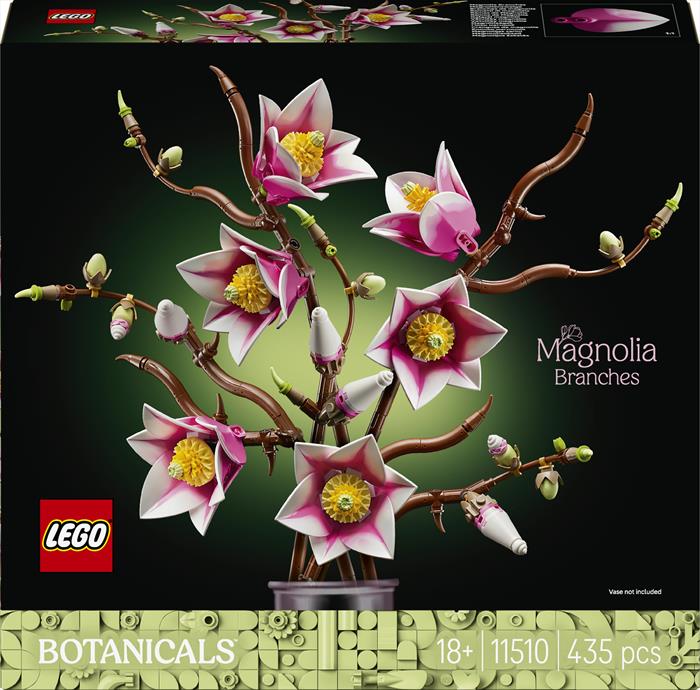 Lego - Botanicals Rametti Di Magnolia - 11510, Multicolore