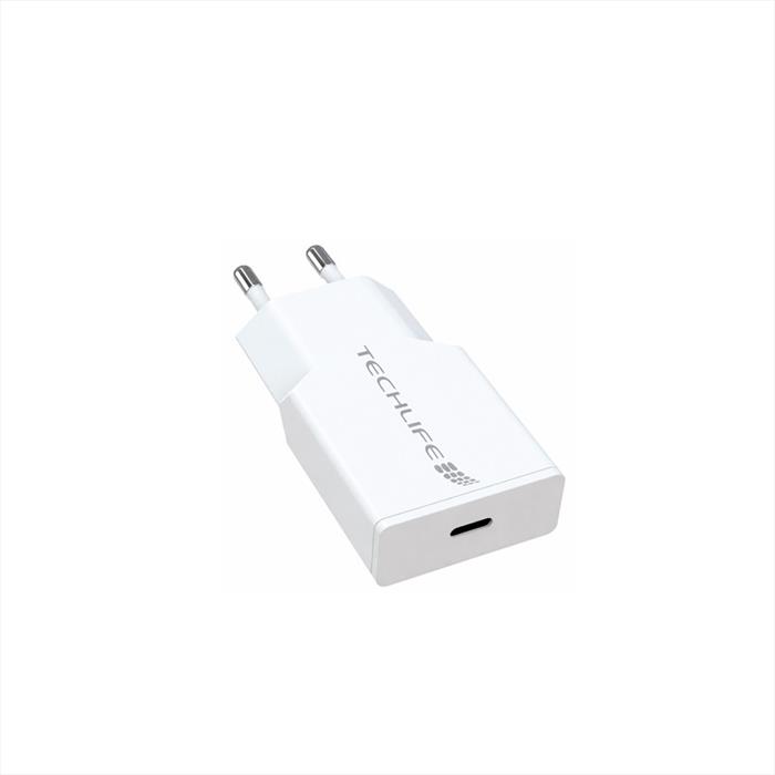 Techlife - Caricatore Da Rete Ultrasottile Tlmt0019-bianco