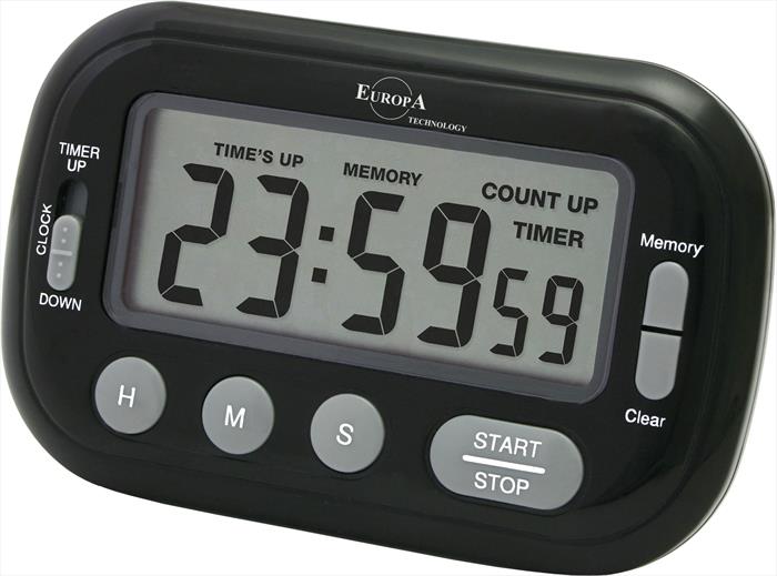 Europa Technology - Timer Contaminuti Dv-509 Tm-nero